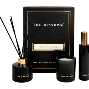 Direct Beschikbaar Ted Sparks Kaars, Geurstokjes & Roomspray Gift Set L - Bamboo & Peony